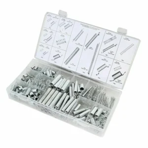 200Pcs Zinc Plated Spring Assortment | Heavy-Duty Compression & Extension Springs Kit with Free Shipping